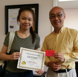 June Student of the Month - Charmaine