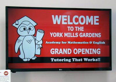 Welcome Sign & Student Board