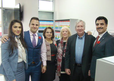 Academy Founders With Saman's Family