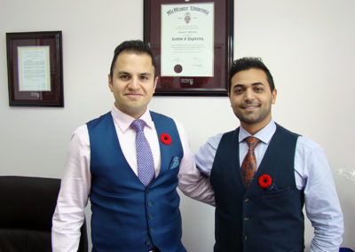 Saman With His Friend Adib