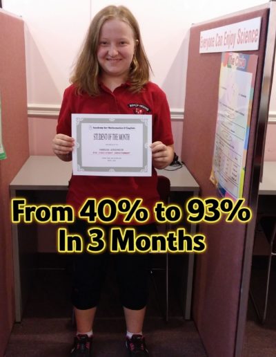 Vanessa - Student of the Month
