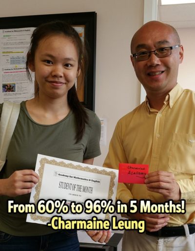 Charmaine - Student of the Month