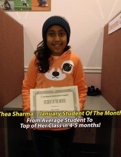 Thea - Student of the Month
