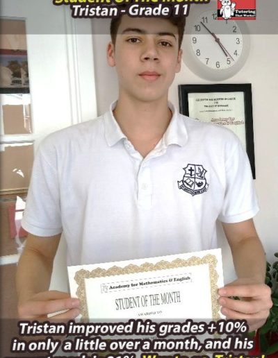 Tristan - Student of the Month