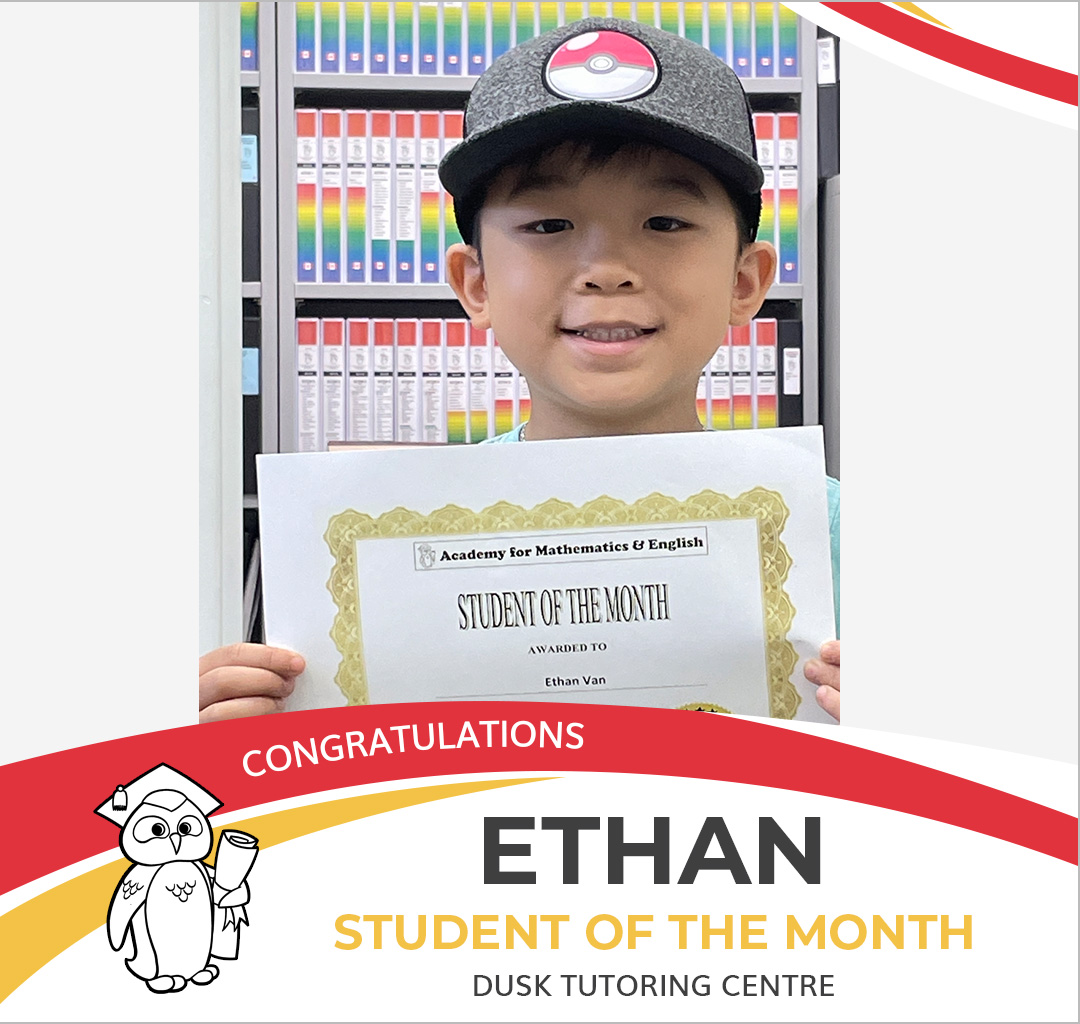 June 2022 Student of the Month - Ethan