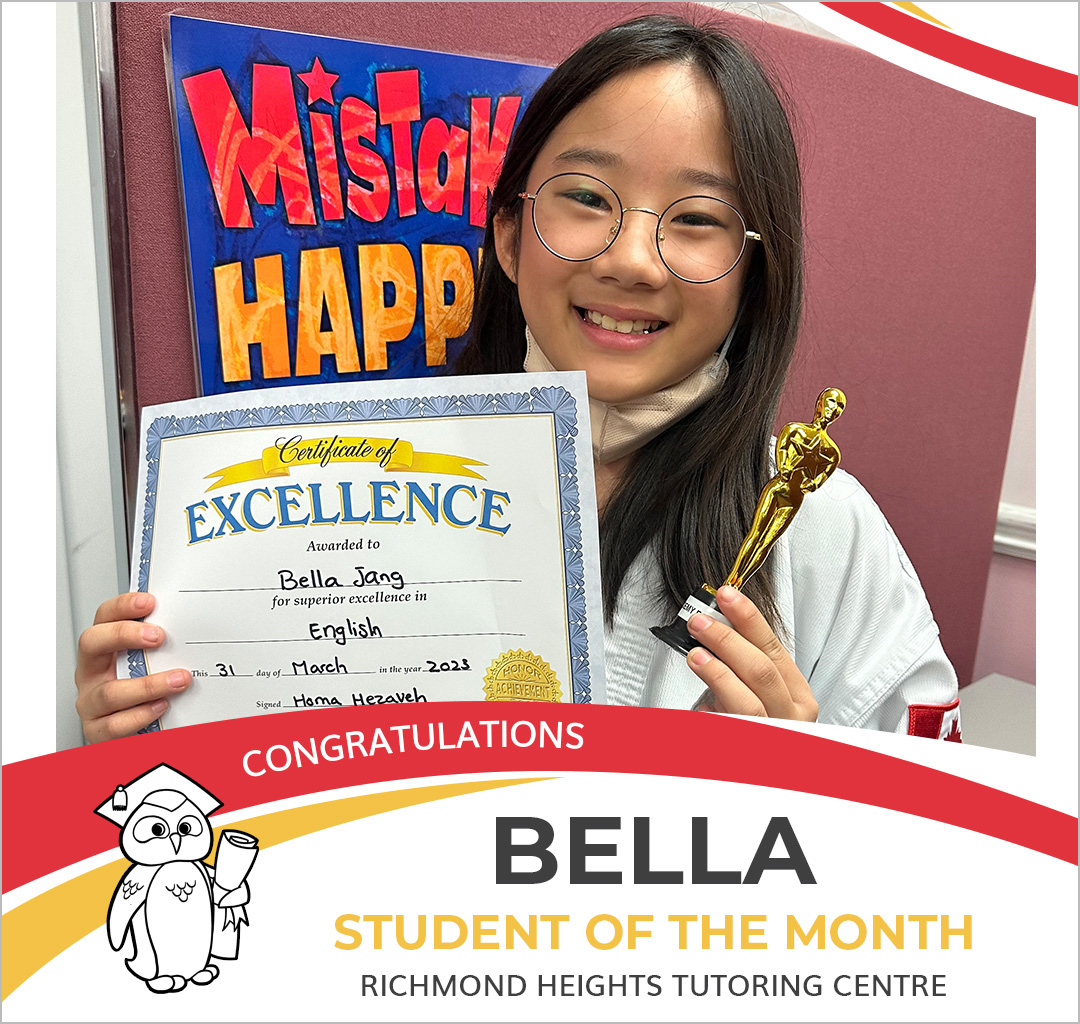 March 2023 Student of the Month - Bella