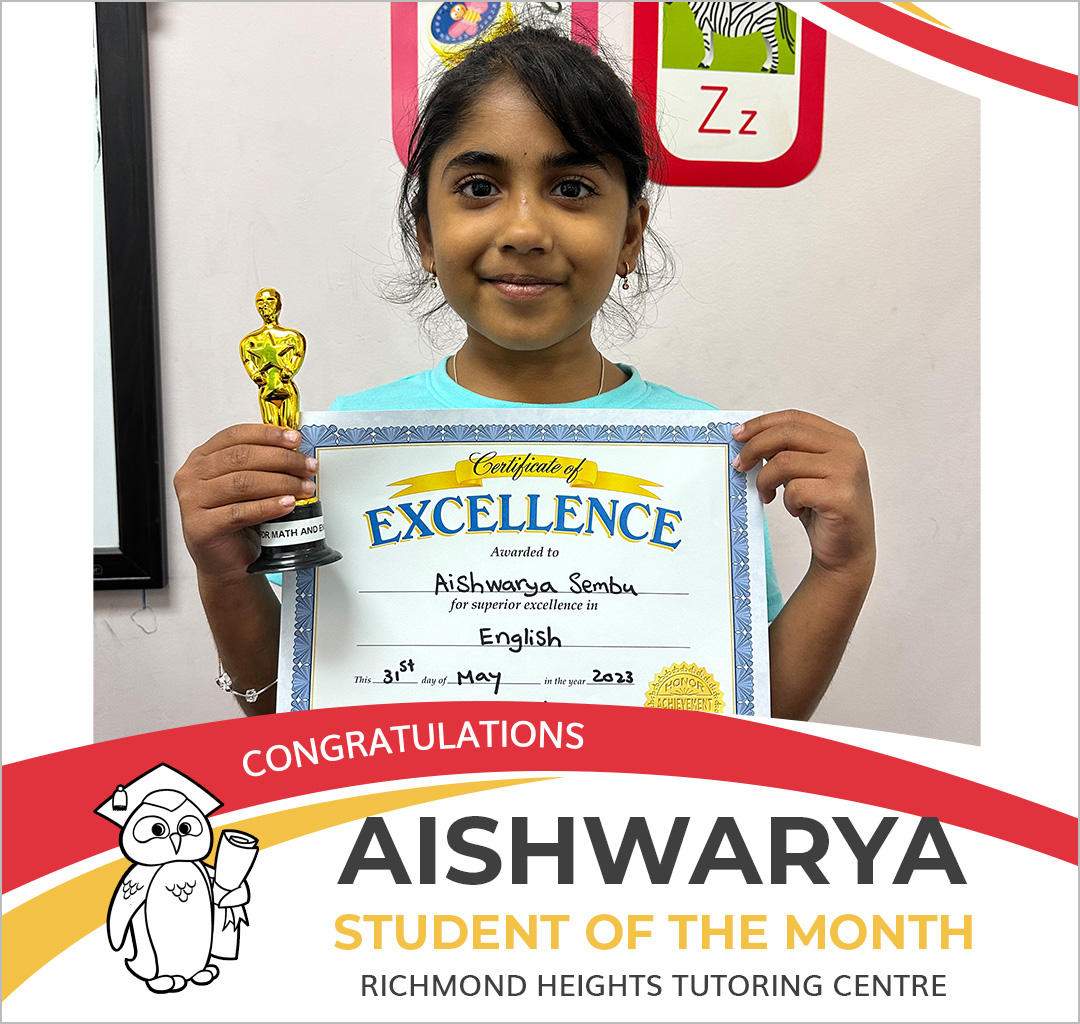 May 2023 Student of the Month - Aishwarya